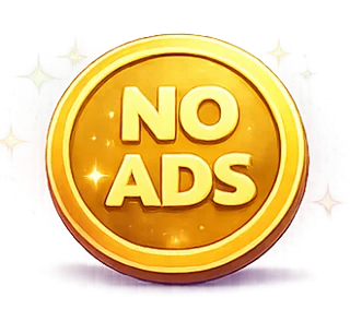 سکه با نوشته No Ads